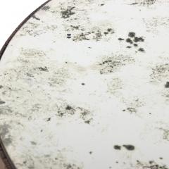 A French Art Deco Iron Mirror Top Occasional Table C 1940  - 4429723