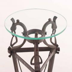 A French Art Deco Wrought Iron Plant Stand Pedestal C 1920  - 4345671