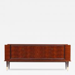 A French Art Deco style Exotic Wood Sideboard Buffet C 1945  - 4378999