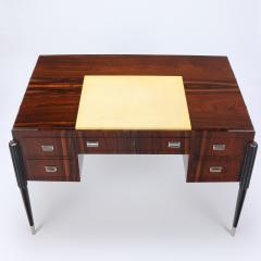 A French Art Deco style macassar ebony writing desk late 20th C - 2321485