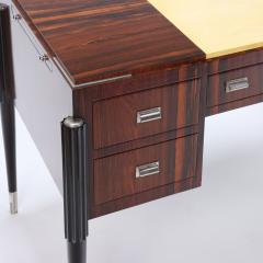 A French Art Deco style macassar ebony writing desk late 20th C - 2321486