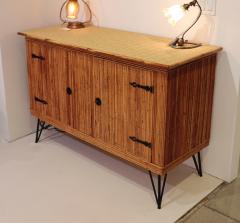A French Bamboo Iron Work Cabinet circa 1940 - 4155148