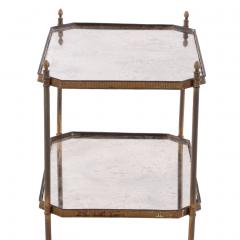 A French Brass Mirrored Bar Cart C 1965  - 4316777