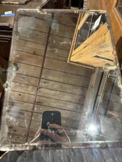 A French Brass and Marble Vanity with Mirror C 1890  - 4434151