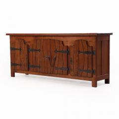 A French Brutalist Style Oak Sideboard C 1950  - 4249588