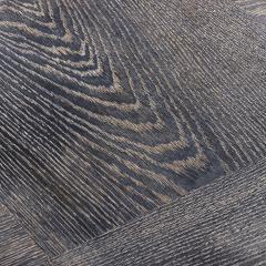 A French Cerused Oak Round Dining Table C 1970  - 4370938