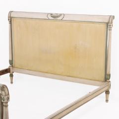 A French Directoire Style Painted and Carved Bed C 1920  - 4442007