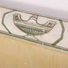 A French Directoire Style Painted and Carved Bed C 1920  - 4442009