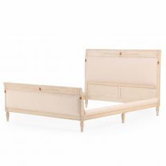 A French Directoire Style Painted and Carved Queen Bed C 1950  - 4580664