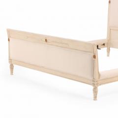 A French Directoire Style Painted and Carved Queen Bed C 1950  - 4580665