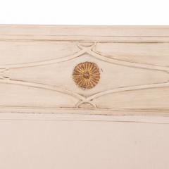 A French Directoire Style Painted and Carved Queen Bed C 1950  - 4580667