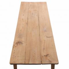 A French Elm Farm Table C 1880  - 4541020