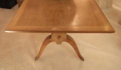 A French Extendable Limed Oak Dining Table circa 1950 - 3904510