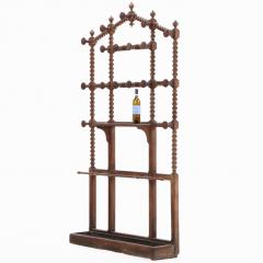 A French Gothic style Twisted Oak Hall Rack C 1870  - 4541056