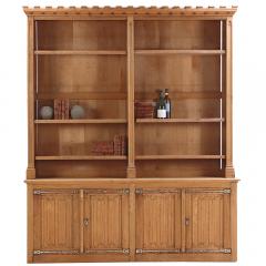 A French Gothic style two part Oak Cabinet C 1900  - 4441093