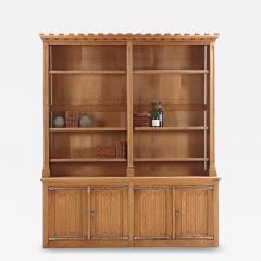 A French Gothic style two part Oak Cabinet C 1900  - 4441109