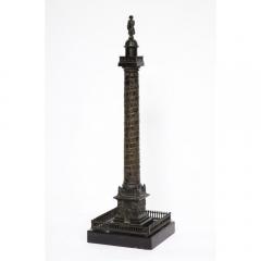 A French Grand Tour Bronze of the Place Vendome in Paris 19th Century - 1111014