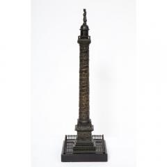 A French Grand Tour Bronze of the Place Vendome in Paris 19th Century - 1111022