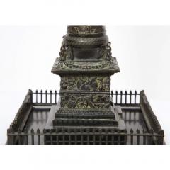 A French Grand Tour Bronze of the Place Vendome in Paris 19th Century - 1111024