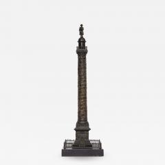 A French Grand Tour Bronze of the Place Vendome in Paris 19th Century - 1111253