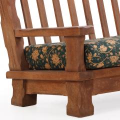 A French Heavy Oak Brutalist style Open Arm Sofa Frame C 1960  - 4648876