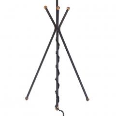A French Iron and Brass Tripod Table Lamp C 1960  - 4333021