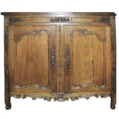 A French Louis XV Carved Provincial Ashwood Buffet - 3501024