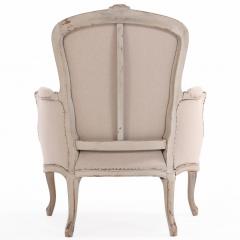 A French Louis XV Painted Carved Bergere C 1920  - 4556258