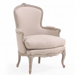 A French Louis XV Painted Carved Bergere C 1920  - 4556259