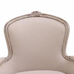 A French Louis XV Painted Carved Bergere C 1920  - 4556260