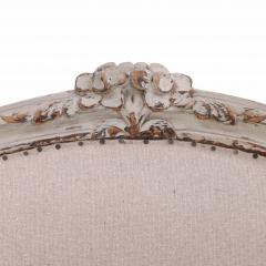 A French Louis XV Painted Carved Bergere C 1920  - 4556262