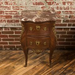 A French Louis XV style Marquetry night stand side cabinet circa 1940 - 2033524