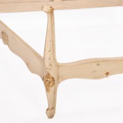 A French Louis XV style Painted Full Size Bed C 1930  - 4598352