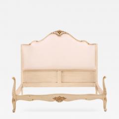 A French Louis XV style Painted Full Size Bed C 1930  - 4598405