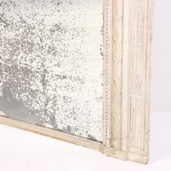 A French Louis XVI Style Carved Trumeau Mirror late 19th C  - 4329235