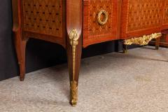 A French Louis XVI Style Ormolu Mounted Marquetry and Parquetry Commode - 2704352