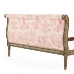 A French Louis XVI Style Painted Full Size Bed C 1920  - 4385306