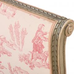 A French Louis XVI Style Painted Full Size Bed C 1920  - 4385308
