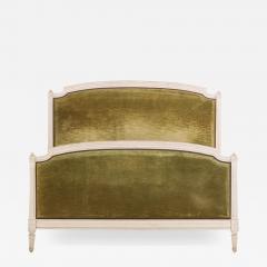 A French Louis XVI Style Painted Full Size Bed C 1940  - 4442019