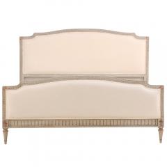 A French Louis XVI style Painted Queen Bed C 1940  - 4580497
