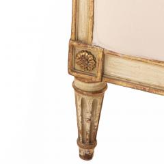 A French Louis XVI style Painted and Gilt Twin Bed C 1940  - 4742445
