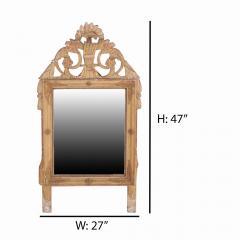 A French Louis XVI style carved and giltwood mirror early 19th C  - 4010930