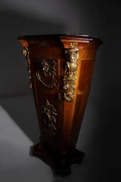 A French Louis XVI style gilt bronze mounted wooden pedestal - 3701303