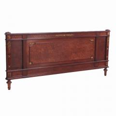 A French Louis XVI style king size headboard and footboard C 1900  - 4119295