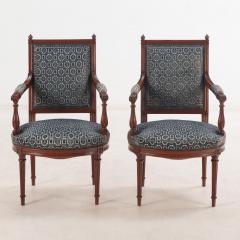 A French Louis XVI style open armchair C 1940  - 4155021