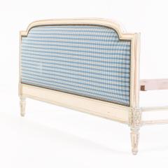 A French Louis XVI style painted and carved queen bed C 1920  - 4315484