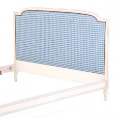 A French Louis XVI style painted and carved queen bed C 1920  - 4315486