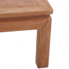 A French MCM Cerused Wood End Table C 1960  - 4379928