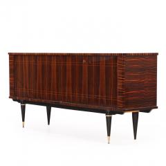 A French Modernist Macassar Ebony Sideboard Credenza Bar Cabinet C 1960  - 4324329