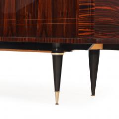 A French Modernist Macassar Ebony Sideboard Credenza Bar Cabinet C 1960  - 4324332